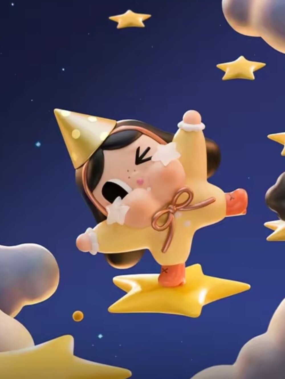 Crybaby Crying to The Moon Series Confirmed The Dancing Star Box Figure Kit Gift